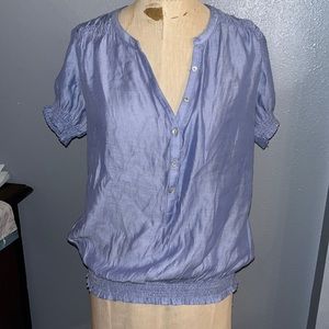 Zara blue blouse